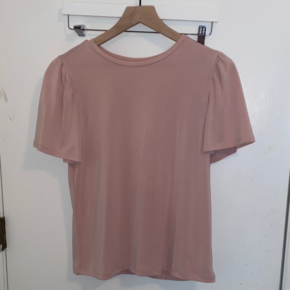 a new day Soft Pink Short Sleeve Top